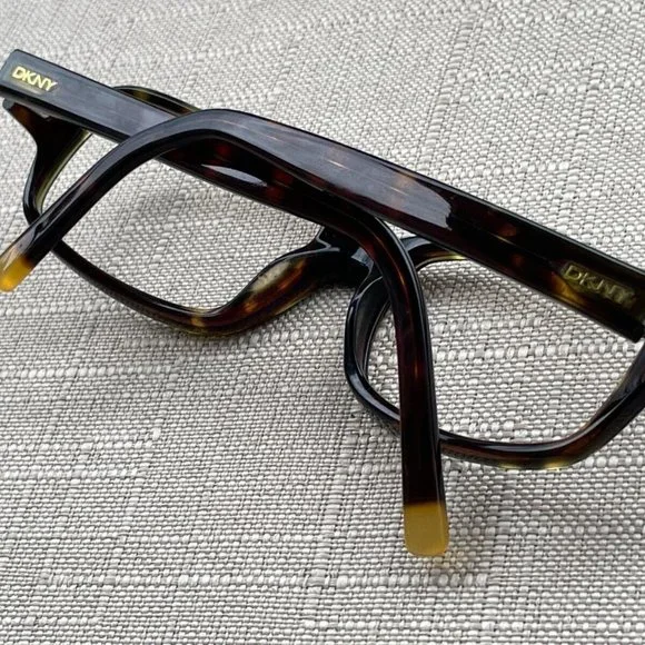 Vintage DKNY Women Eyeglasses Frame Brown Tortoise DY4007 53[]18 130 Glasses - Picture 4 of 11